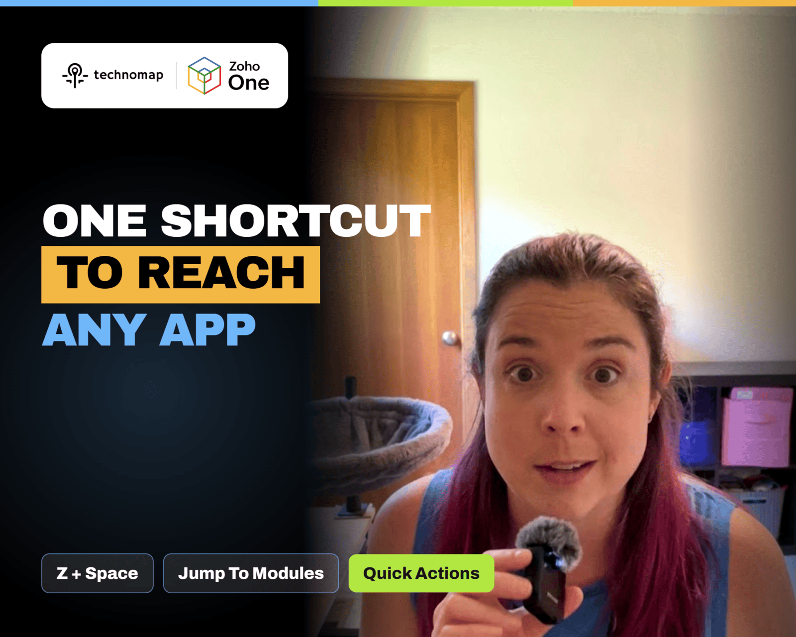 Zoho One 25 QuickNav Guide: Z + Space Navigation and Quick Actions